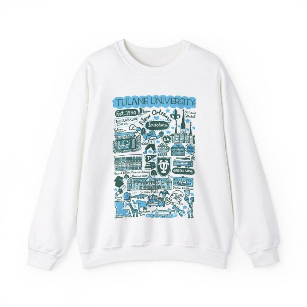576922015632822324 Tulane University Sweatshirt Hoodie T-shirt